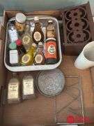 Old Bottles, Cookie Press, Bread Pans, Nut Crackers, Old Metal Canisters & More