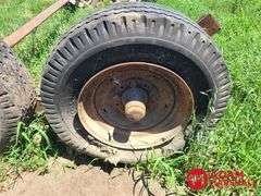 (2) Axels w/ Wheels & Tires