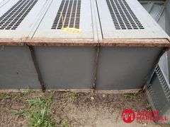 (4) Metal Locker w/ Metal Shelf