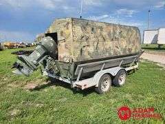 1971 Fully Enclosed Waterfowl Hunting Boat & Trailer