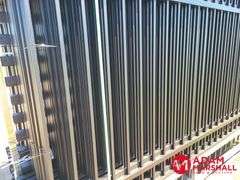 Wrought Iron Site Fence (30) Pieces w/ (31) Fence Posts, 7FTx10FT Long