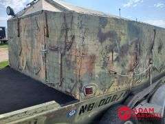 1971 Fully Enclosed Waterfowl Hunting Boat & Trailer
