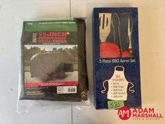 New Grill Cover & BBQ Set