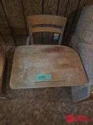 (2) Vintage School Desks