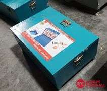 Unused Greatbear Flatpack Tool Box W/Tie Down Ratchet Straps