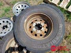 (5) 15 IN 6-Hole Trailer Wheels & Tires