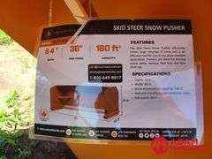 Unused 2024 Wolverine SP-15-84W Snow Pusher for Skid Steer