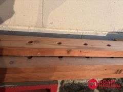 (4) 10 Ft 2by4's and (4) 4FT 1by4s..... 2by 4s Have Holes