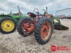 1951  Farmall  H  Tractor w/ Loader - Gasoline