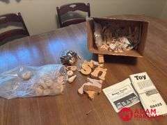 Wooden Name Train Pieces