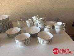 White Centura Corning Dishes