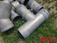 (6) Various Aluminum Pipe Fittings - 10IN