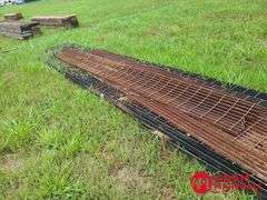 Approximately 11 Pieces of Stee Grating - Various Lengths & Sizes