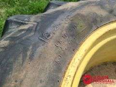 (2) Tractor Tires w/ Hubs - 18.4-38