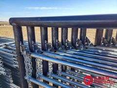 New 5x20FT Freestanding Panels with Continuous Fence 2 3/8 Pipe (sold 10 x bid)