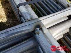 New 20 ft. continuous fence panels, 6 bar, (#2 Pipe) sold 10 x bid