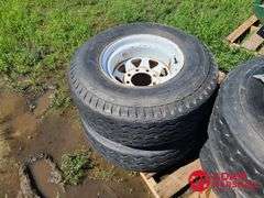 (4) Rims & Tires & (1) Rim