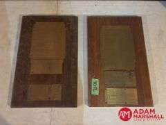 Vintage School Plaques