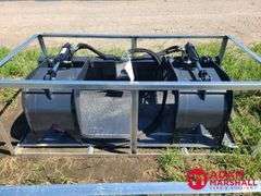 Unused Wolverine 72" Grapple Bucket for Skid Steer