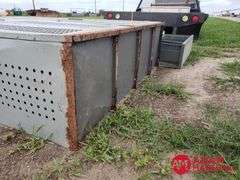 (4) Metal Locker w/ Metal Shelf
