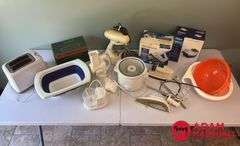 Crock Pot, Mixer, Food Grinder, Waffle Iron & More
