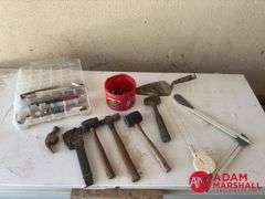 Hammers, Rubber Mallet & Various Saw Blades