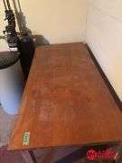 Large Heavy Table Measures 72 by 34 by 31