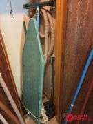 Misc. Cleaning Items, Vacuum, Ironing Board & More