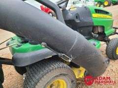 2009  John Deere  LA135  Lawn Mower w Bagger - 42IN