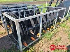 Unused 2024 Greatbear Heavy Grass Fork Grapple, 78" for Skid Steer