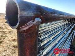 New 5x20FT Freestanding Panels with Continuous Fence 2 3/8 Pipe (sold 10 x bid)