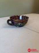 Purple Carnival Glass Dish