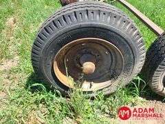 (2) Axels w/ Wheels & Tires