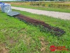 Approximately 11 Pieces of Stee Grating - Various Lengths & Sizes