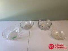 5 Large Glass Bowls