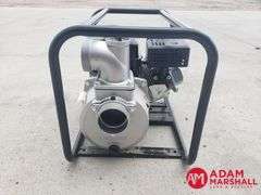 Unused Land Honor  Industrial Model LHR-TWP80 Gasoline 3" Semi-Trash Water Pump