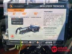 Unused Wolverine Trencher for Skid Steer, 8"x48"