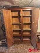 Large Vintage Cupboard Measures 55In by 15 In by 82 In
