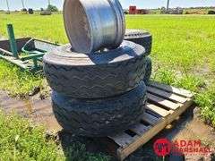 (4) Rims & Tires & (1) Rim