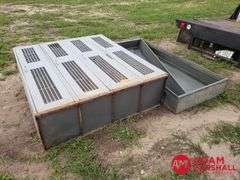 (4) Metal Locker w/ Metal Shelf