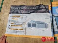 Unused Double Garage Metal Shed - 25FTx33FT