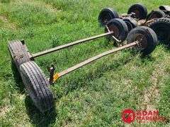 (2) Axels w/ Wheels & Tires