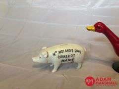 Cast Iron Piggy Banks