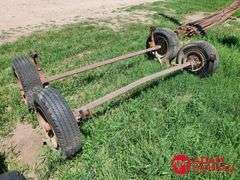 (2) Axels w/ Wheels & Tires