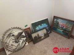 Saw Blade Art, Paintings & Frames