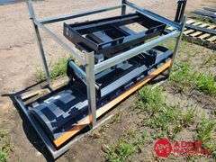 Unused Wolverine Angle Blade for Skid Steer, 84IN