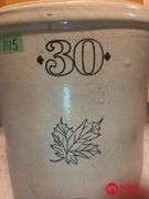 Western 30 Gallon Crock has Handles