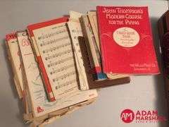 Cassettes, 8 Tracks & Sheet Music