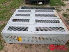(4) Metal Locker w/ Metal Shelf