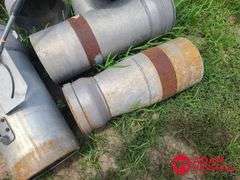 (6) Various Aluminum Pipe Fittings - 10IN